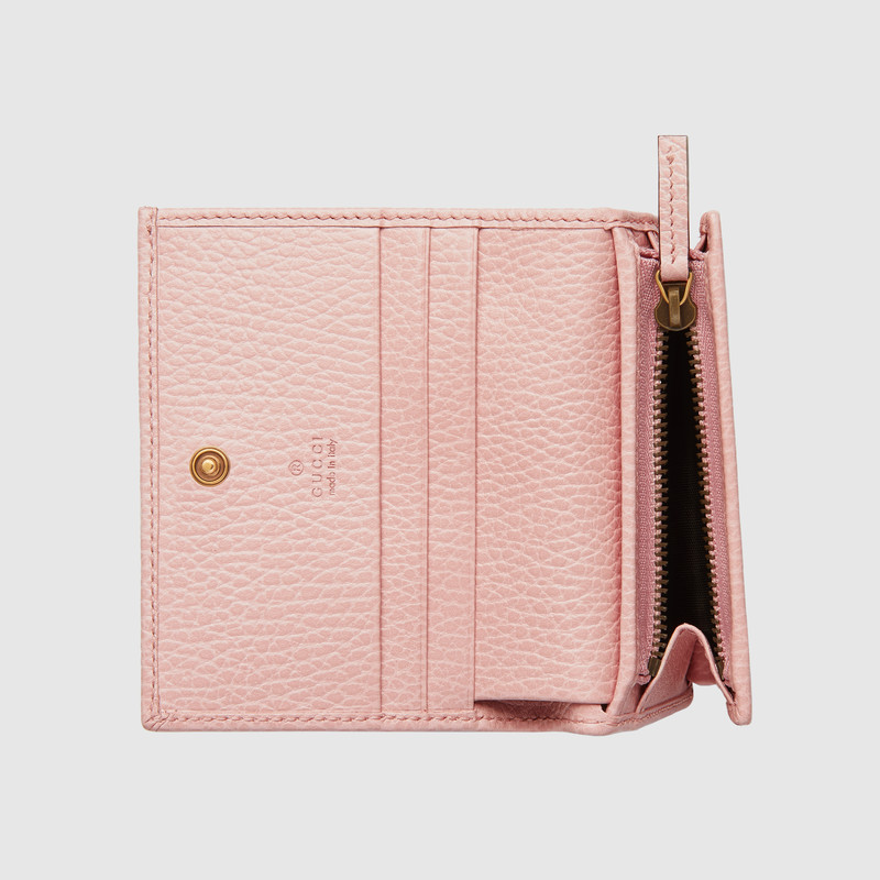 Gucci Leather card case with butterfly 499361 CAOGT 5969
