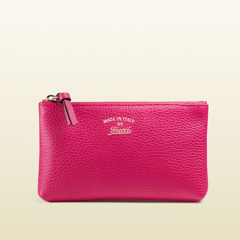 Gucci swing leather pouch