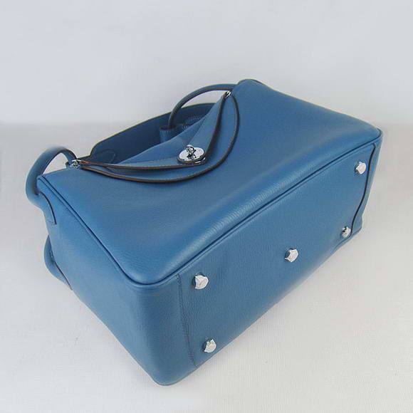 Hermes Lindy 34CM Shoulder Bag Blue H1056