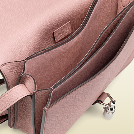 Jackie soft leather flap shoulder bag