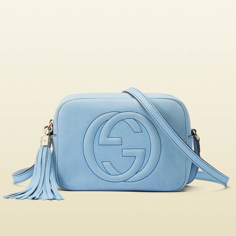 Soho nubuck leather disco bag