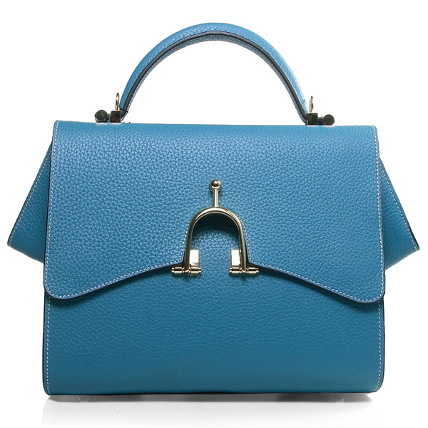 Hermes Stirrup Top Handle Bag H1955 Blue
