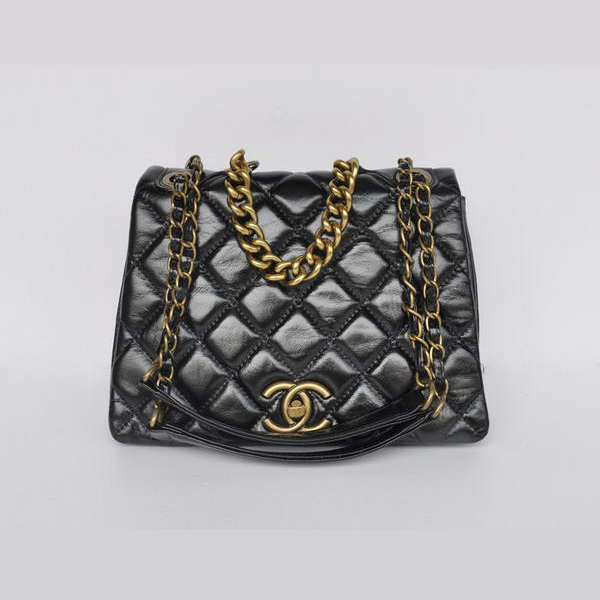 Chanel Quilted Calfskin Large Flap Bags A67130 Y07631 94305 Black