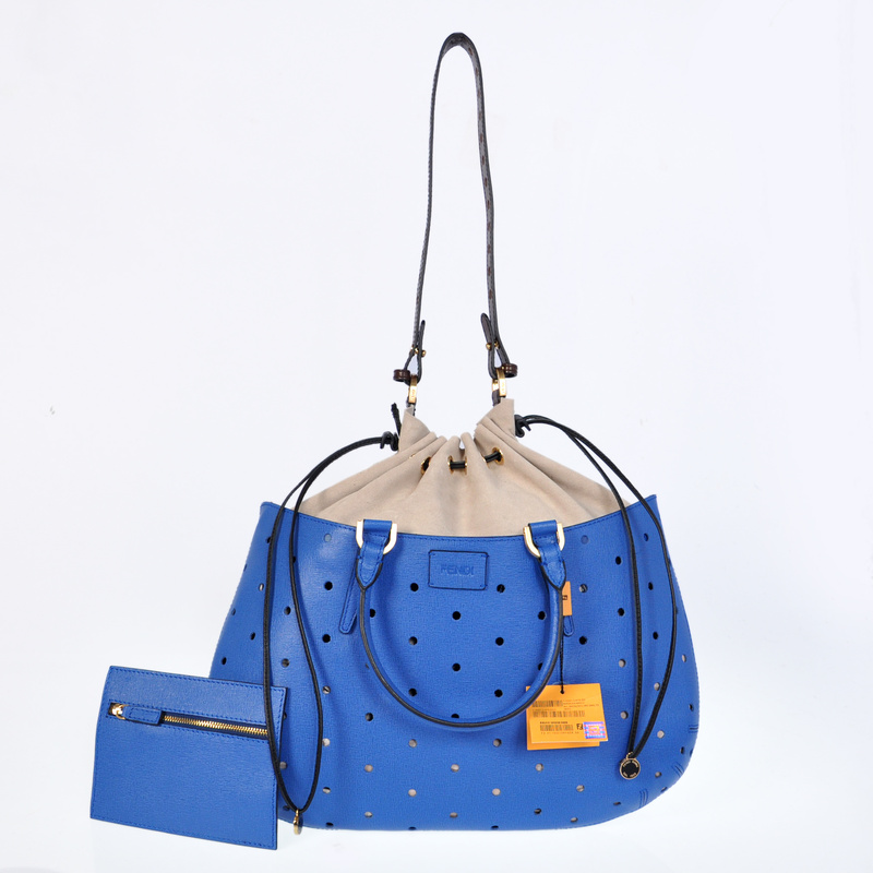 The Fendi Euronext Cross pattern leather satchel