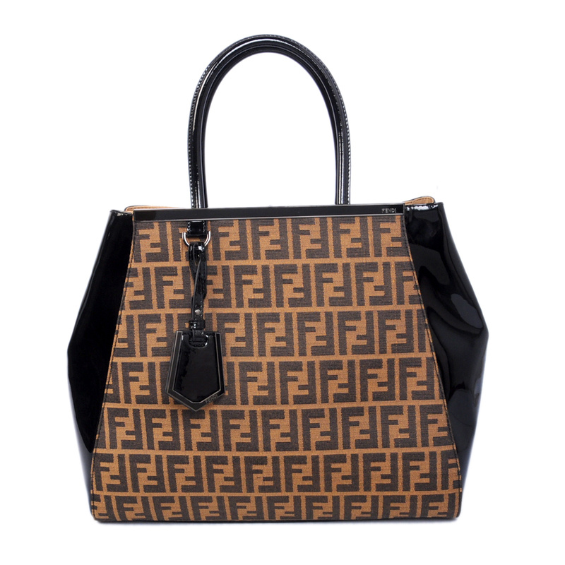 Fendi 2Jours Fabric Tote Bag F2552M