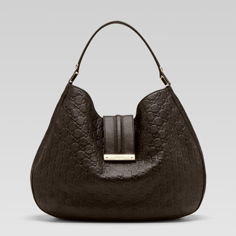 'new ladies web' large hobo with engraved gucci sc