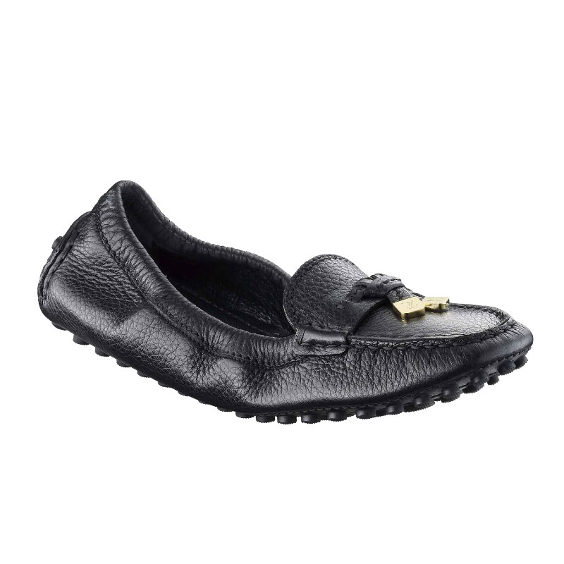 LEMON LOAFER IN GRAINED CALF LEATHER