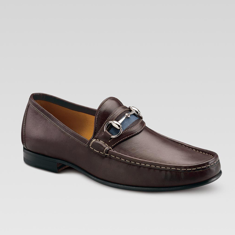 moccasin with horsebit and signature web detail