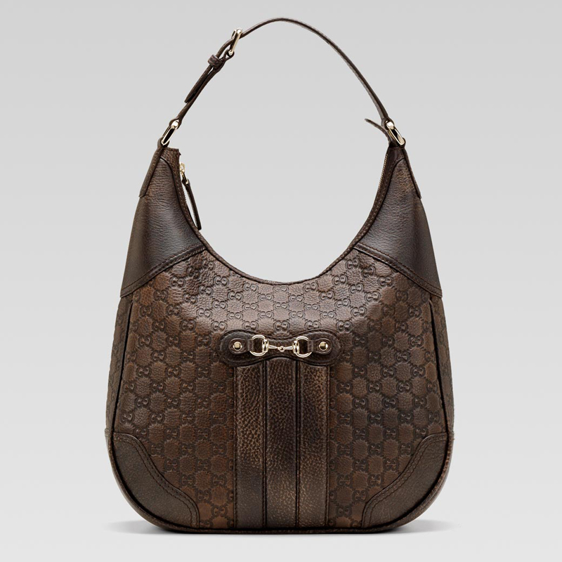 'cathrine' medium hobo with small horsebit detail