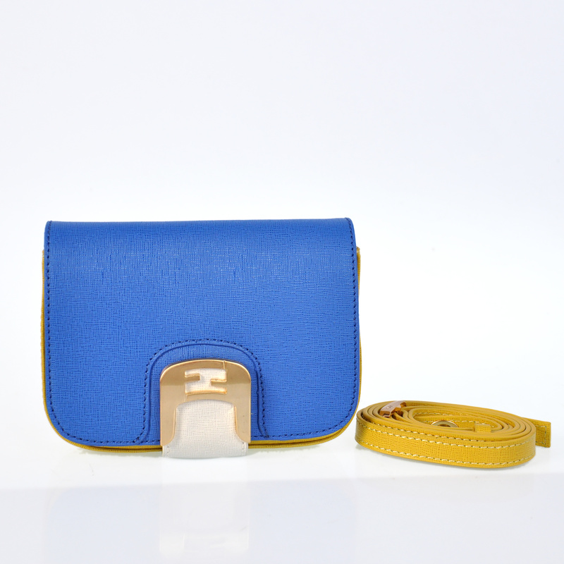 Fendi Chameleon Classic Saffiiano Leather Small Shoulder Bag 2541