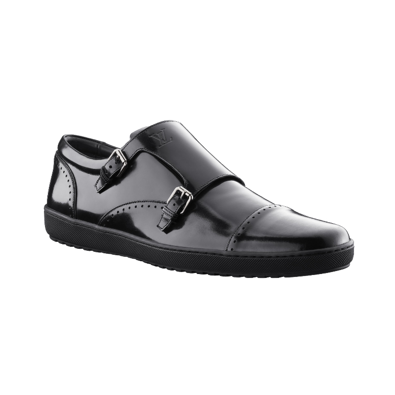 MERCURY BUCKLE SHOE IN GLAZED CALF LEATHER