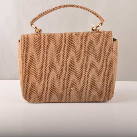 Miu Miu Tote Flap Bags Snake Veins 7428 Coffee