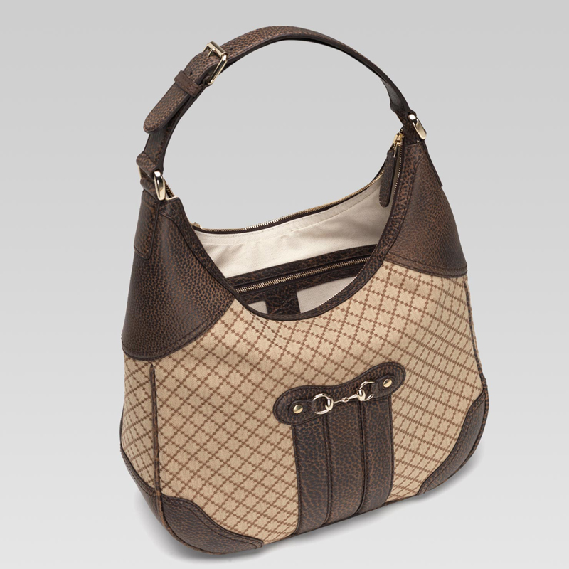 'cathrine' medium hobo with small horsebit detail
