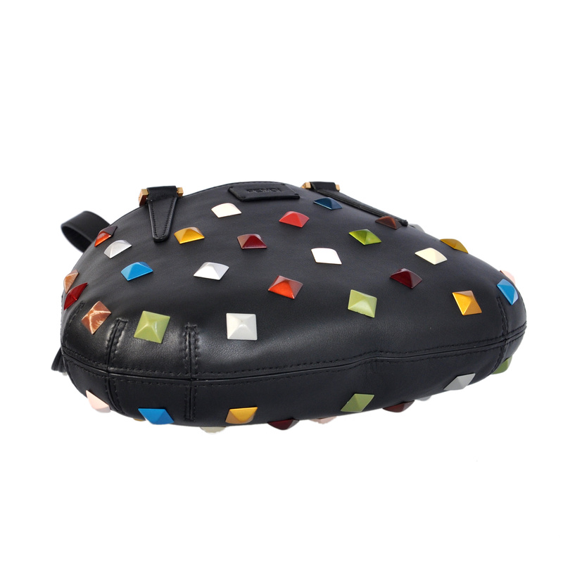 Fendi Borsa Multi-Color Studded Satchel