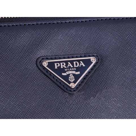 VA0897 Blue Cross pattern full leather