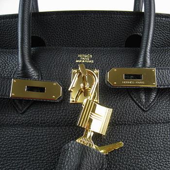 Hermes 42CM Black(gold)