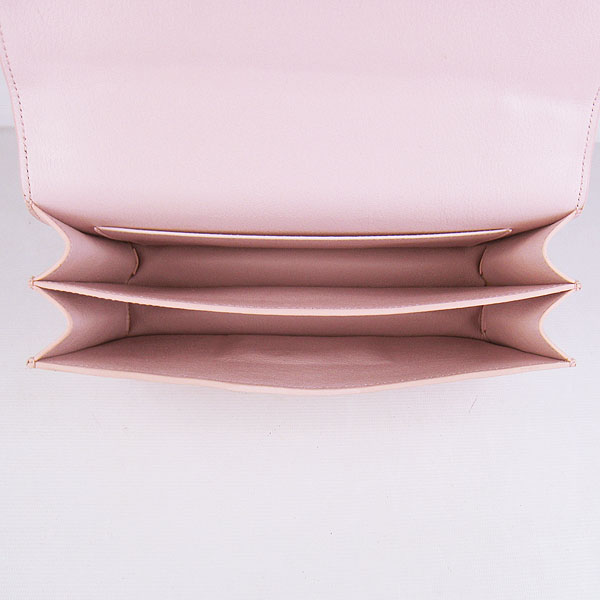 Hermes Constance Togo Leather Single Bag Pink Gold Hardware H020