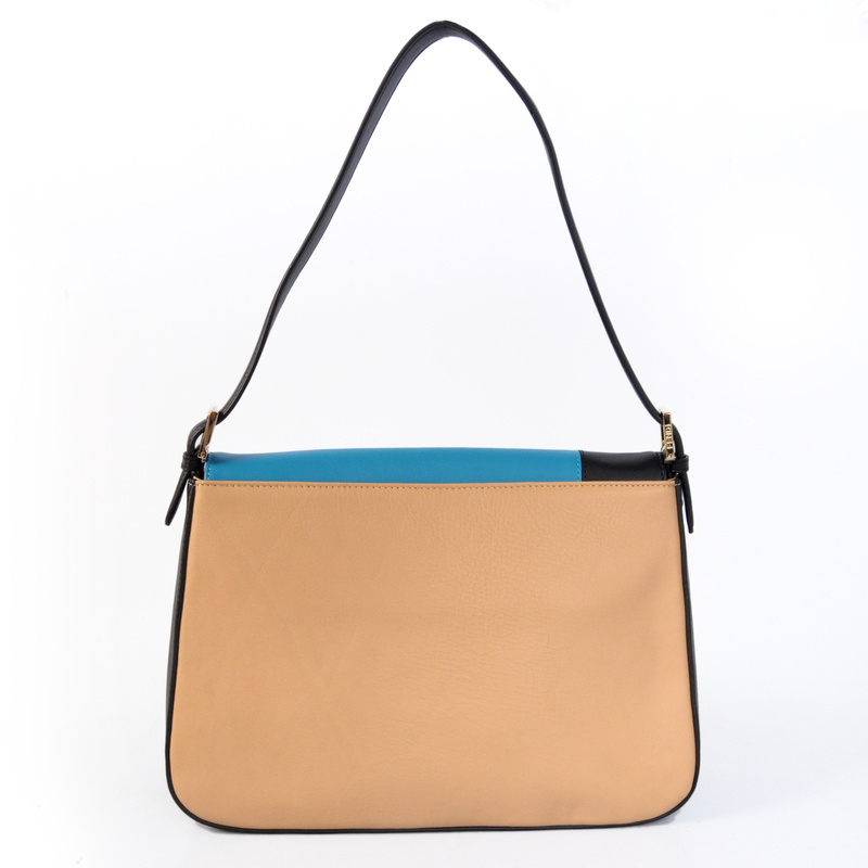 Fendi  '2Jours Elite' leather mixed color handbags
