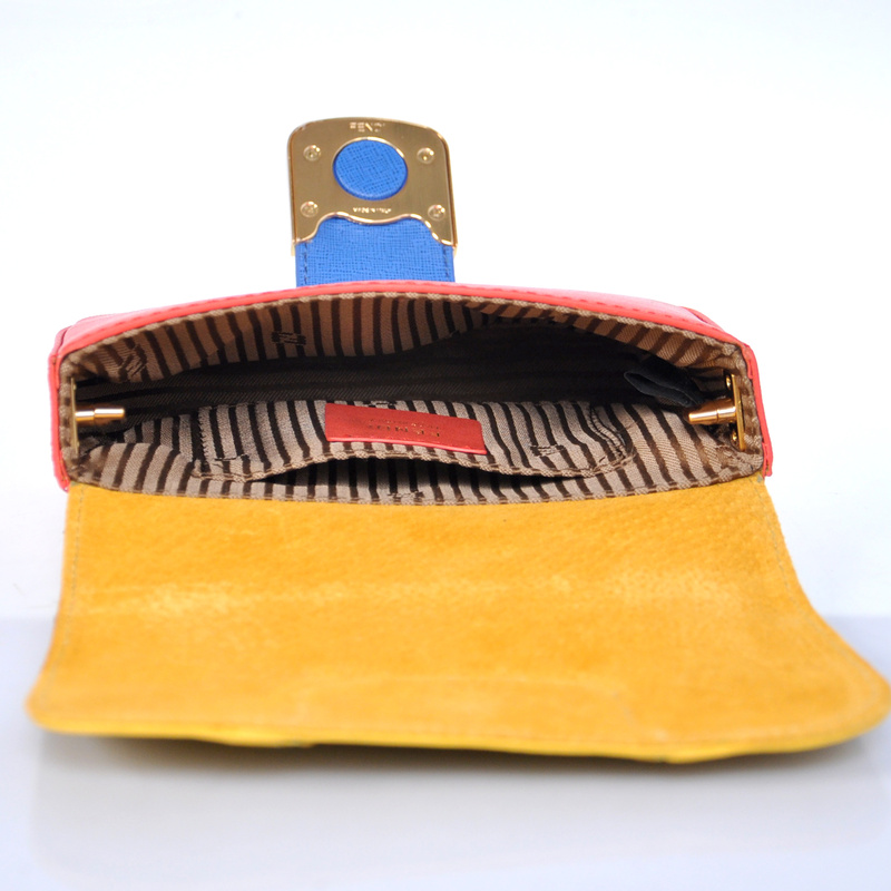 Fendi Chameleon Classic Saffiiano Leather Small Shoulder Bag 2541